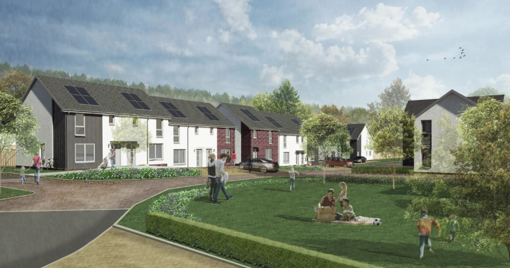 Kingdom Housing Association Begins Development of Former Paper Mill