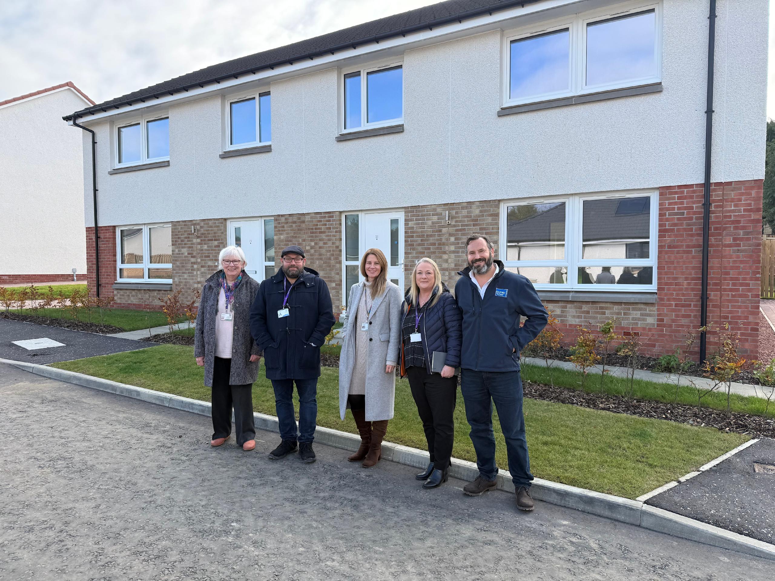 Kingdom and Lochay Homes celebrate successful partnership with new affordable homes