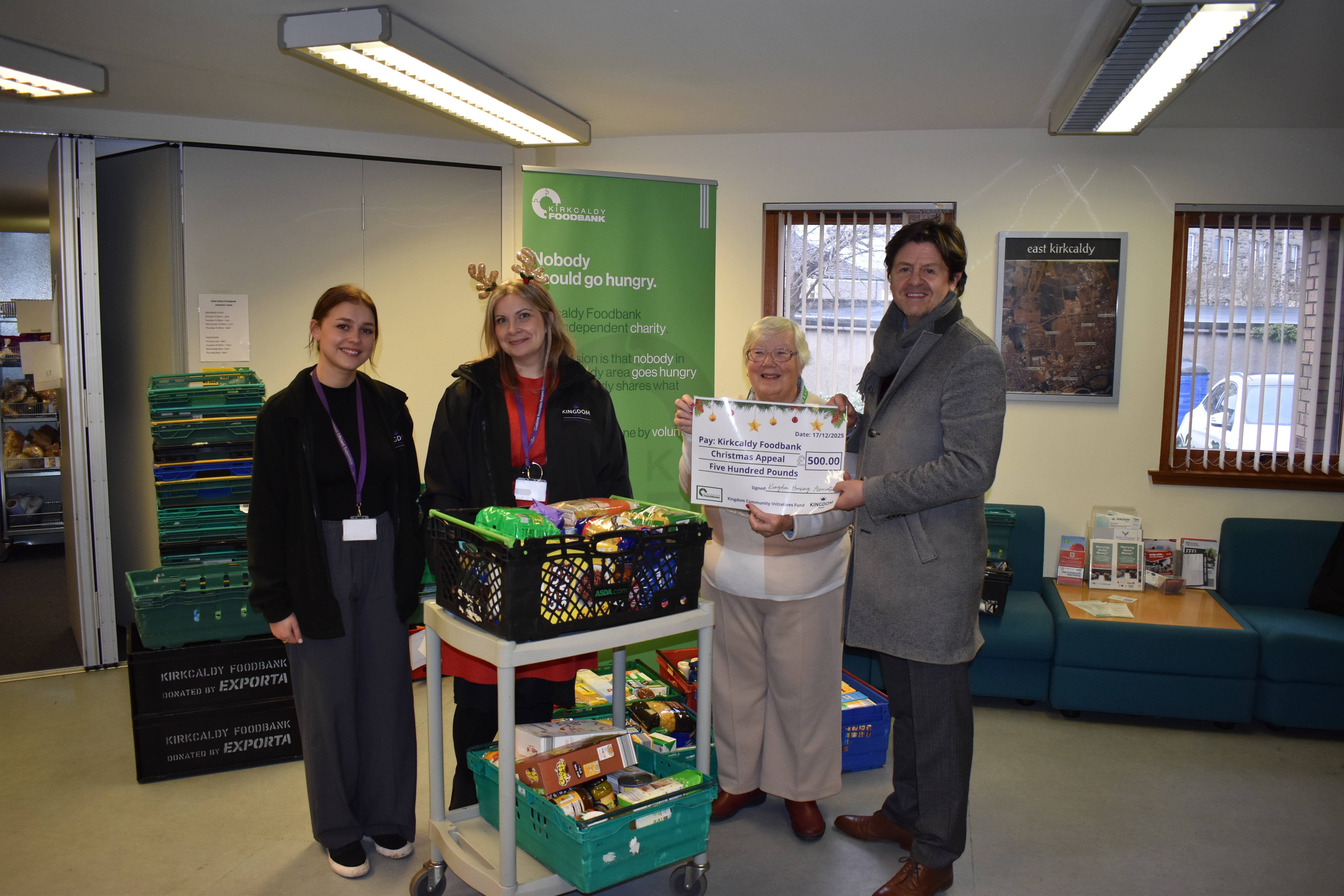 Kingdom Group supports local foodbank with grant donation